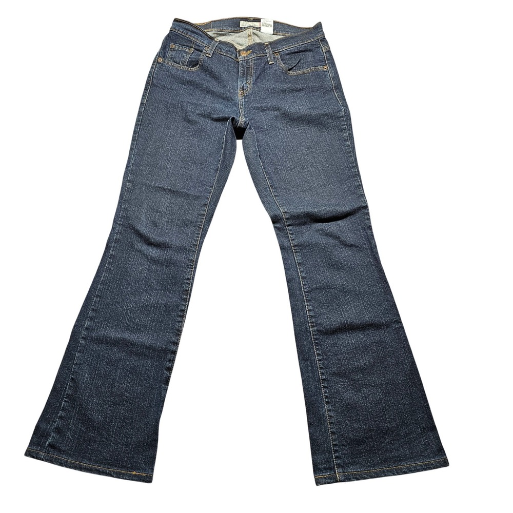 Levis 529 Curvy Bootcut Jeans Dark Wash Blue Denim Womens Size 8M Mid Rise